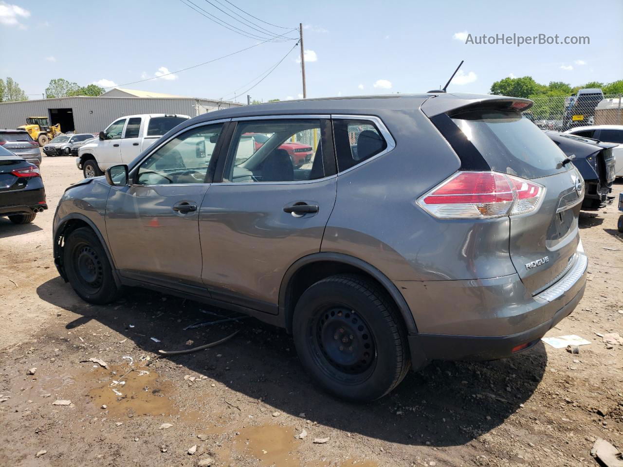 2016 Nissan Rogue S Silver vin: JN8AT2MVXGW135267