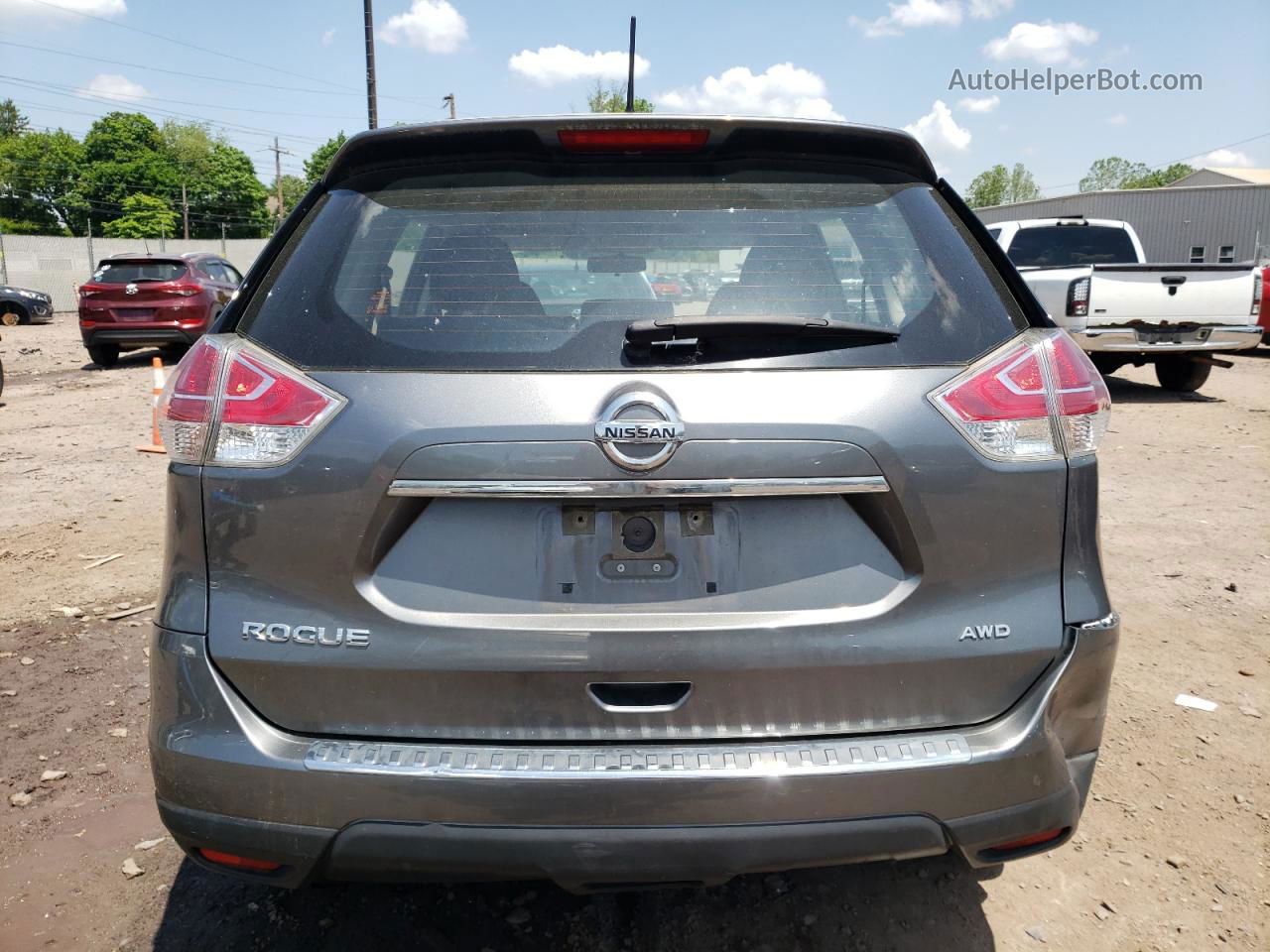 2016 Nissan Rogue S Silver vin: JN8AT2MVXGW135267