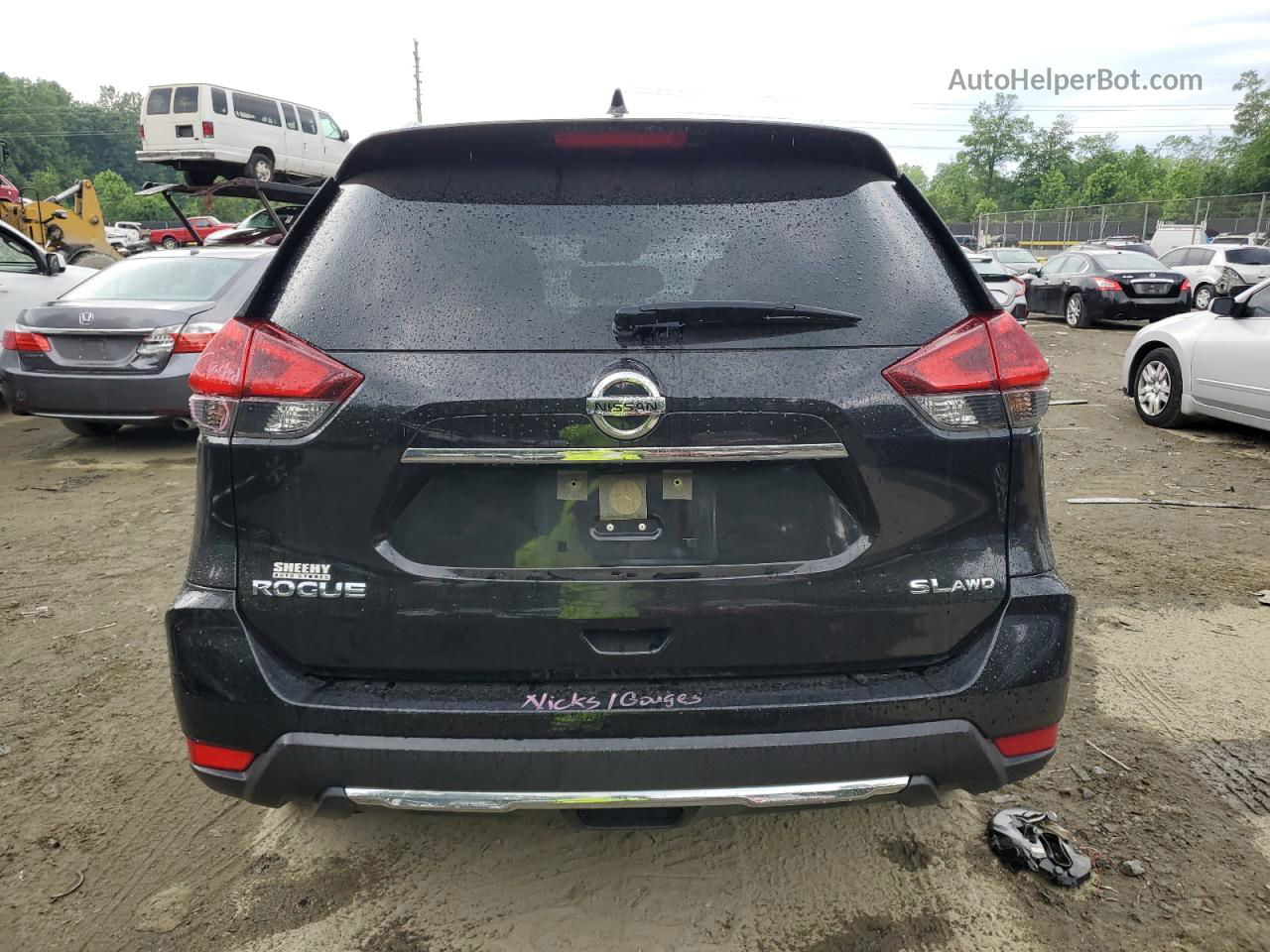 2018 Nissan Rogue S Black vin: JN8AT2MVXJW341373