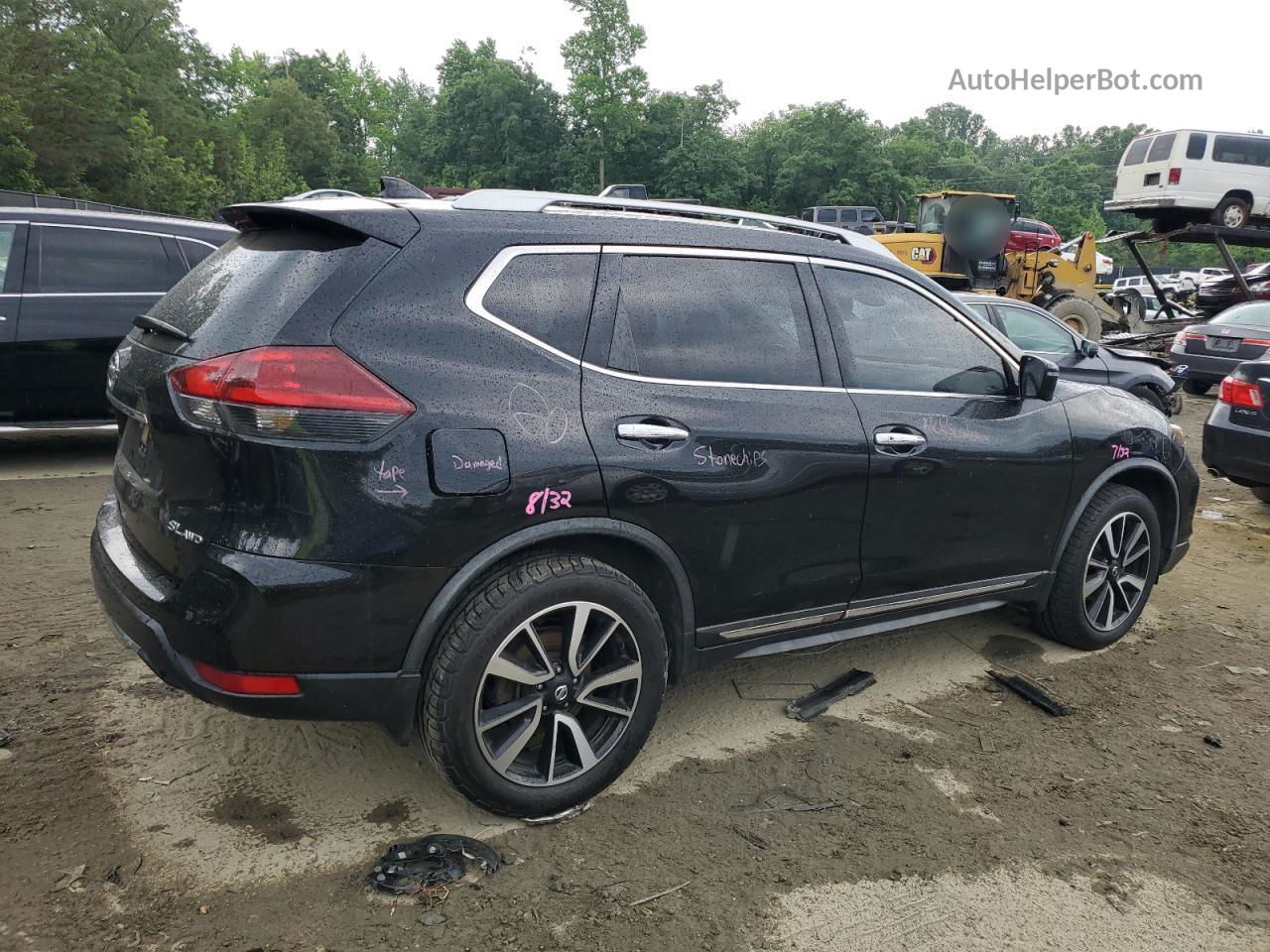 2018 Nissan Rogue S Black vin: JN8AT2MVXJW341373