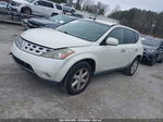 2004 Nissan Murano Sl/se White vin: JN8AZ08T04W226295