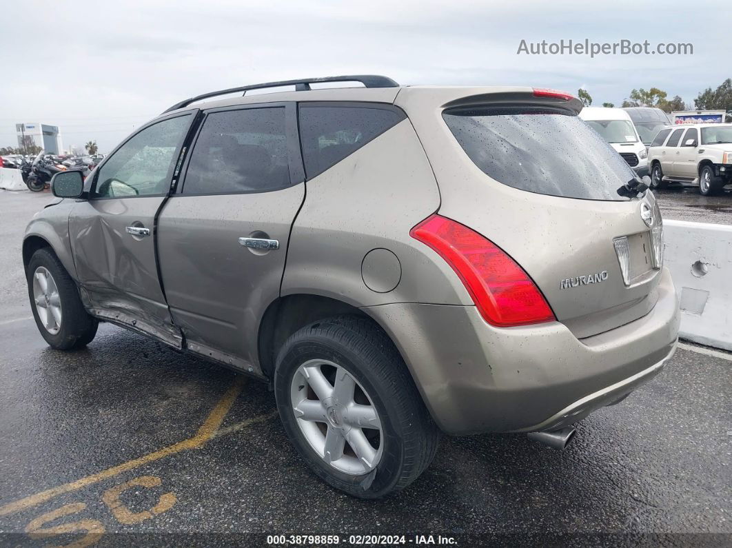 2004 Nissan Murano Se Brown vin: JN8AZ08T14W208176