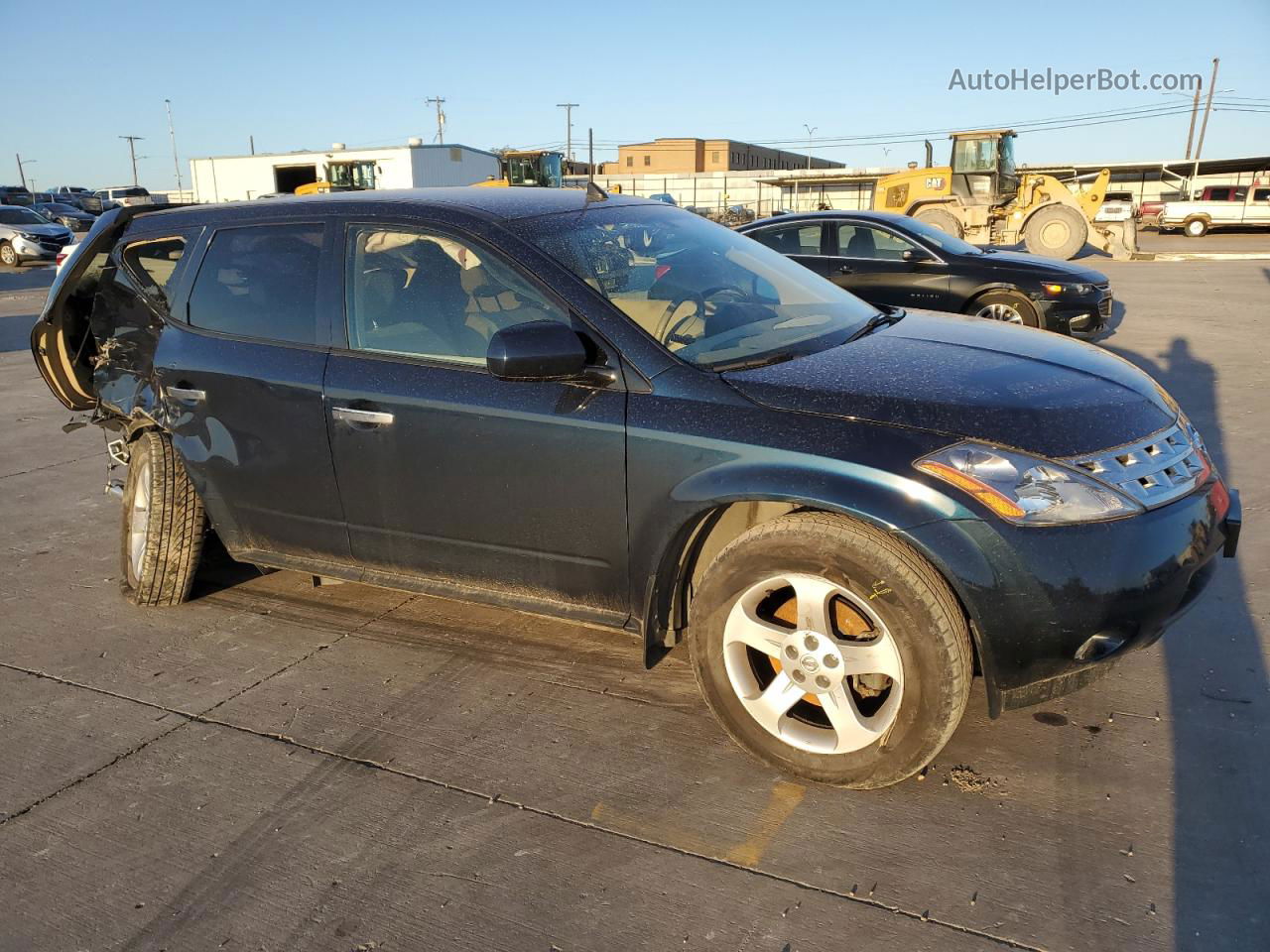 2004 Nissan Murano Sl Синий vin: JN8AZ08T14W208551