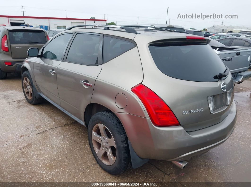 2004 Nissan Murano Sl Gold vin: JN8AZ08T14W223437