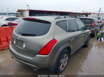 2004 Nissan Murano Sl Золотой vin: JN8AZ08T14W223437