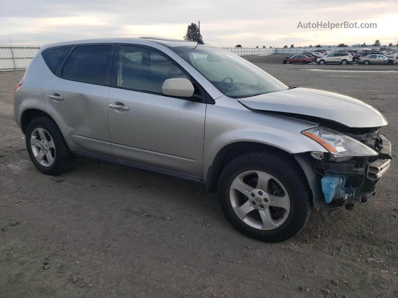 2004 Nissan Murano Sl Silver vin: JN8AZ08W04W315407