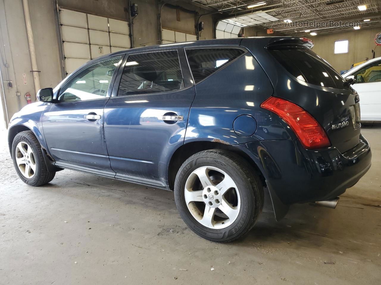 2004 Nissan Murano Sl Синий vin: JN8AZ08W04W336631