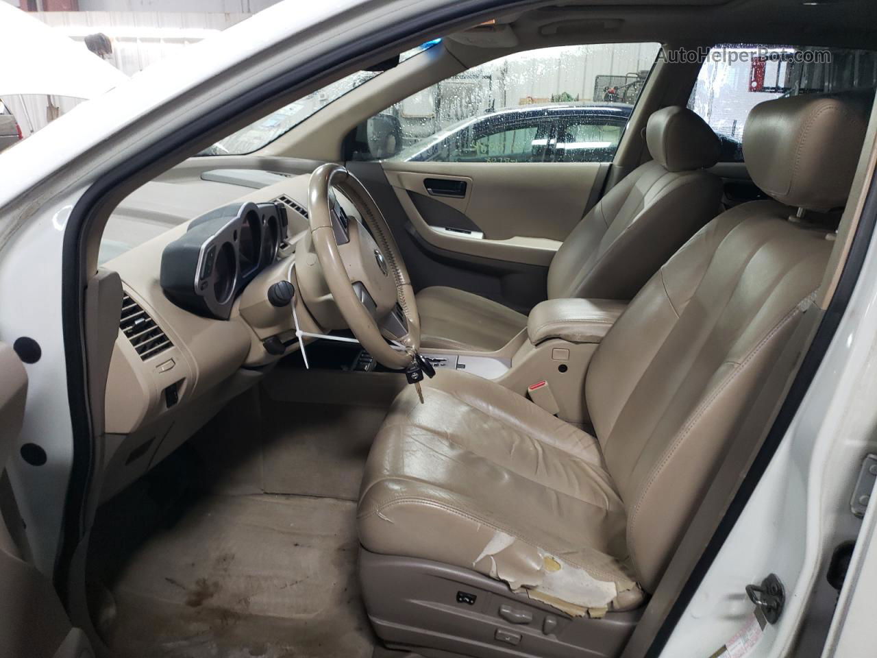 2004 Nissan Murano Sl Белый vin: JN8AZ08W24W308622