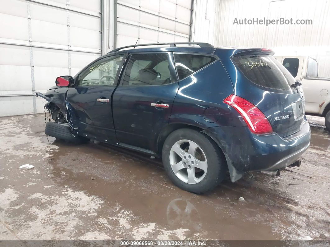 2004 Nissan Murano Sl Blue vin: JN8AZ08W34W336106