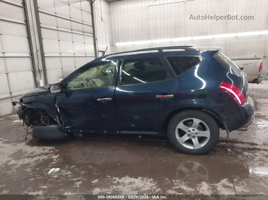 2004 Nissan Murano Sl Синий vin: JN8AZ08W34W336106