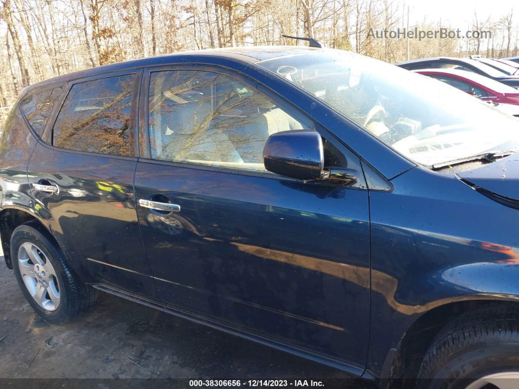 2004 Nissan Murano Sl Blue vin: JN8AZ08W34W338020