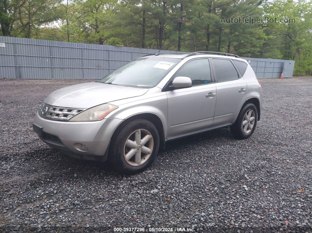 2004 Nissan Murano Se Silver vin: JN8AZ08W34W340253