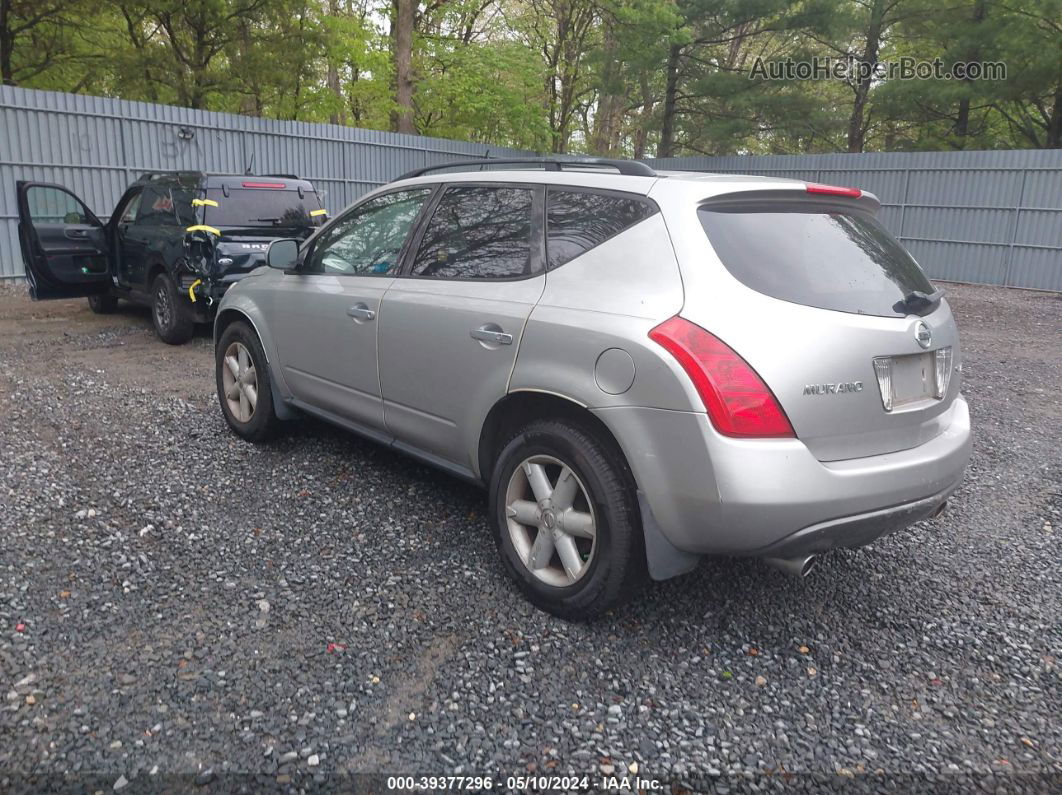 2004 Nissan Murano Se Silver vin: JN8AZ08W34W340253