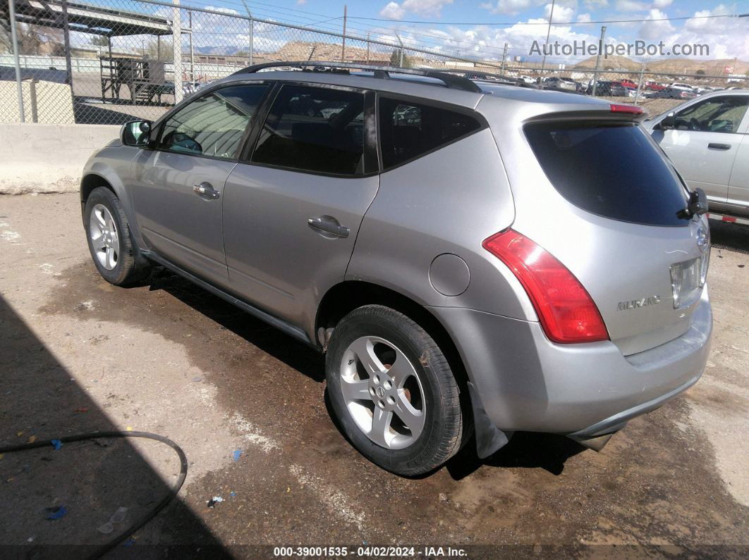 2004 Nissan Murano Sl Silver vin: JN8AZ08W44W327379