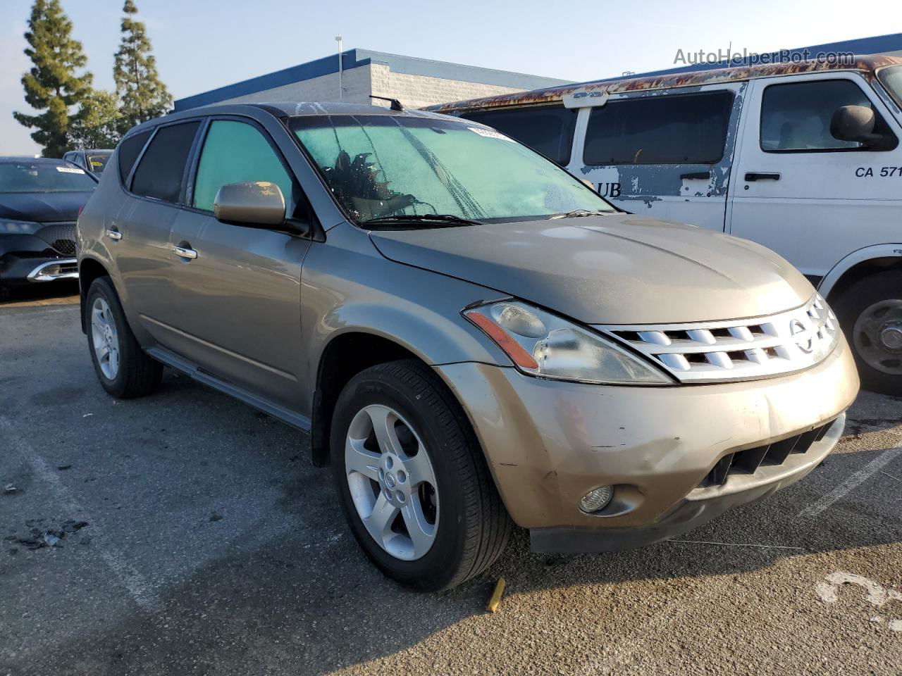 2004 Nissan Murano Sl Серый vin: JN8AZ08W54W301969