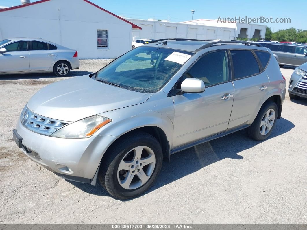 2004 Nissan Murano Sl Серебряный vin: JN8AZ08W74W329658