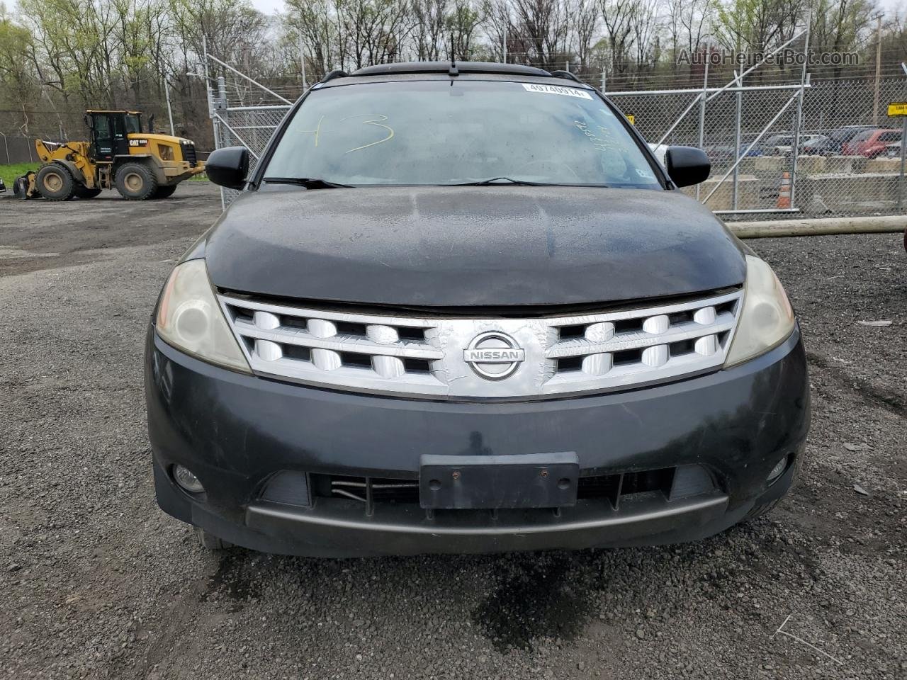 2004 Nissan Murano Sl Black vin: JN8AZ08W84W318863