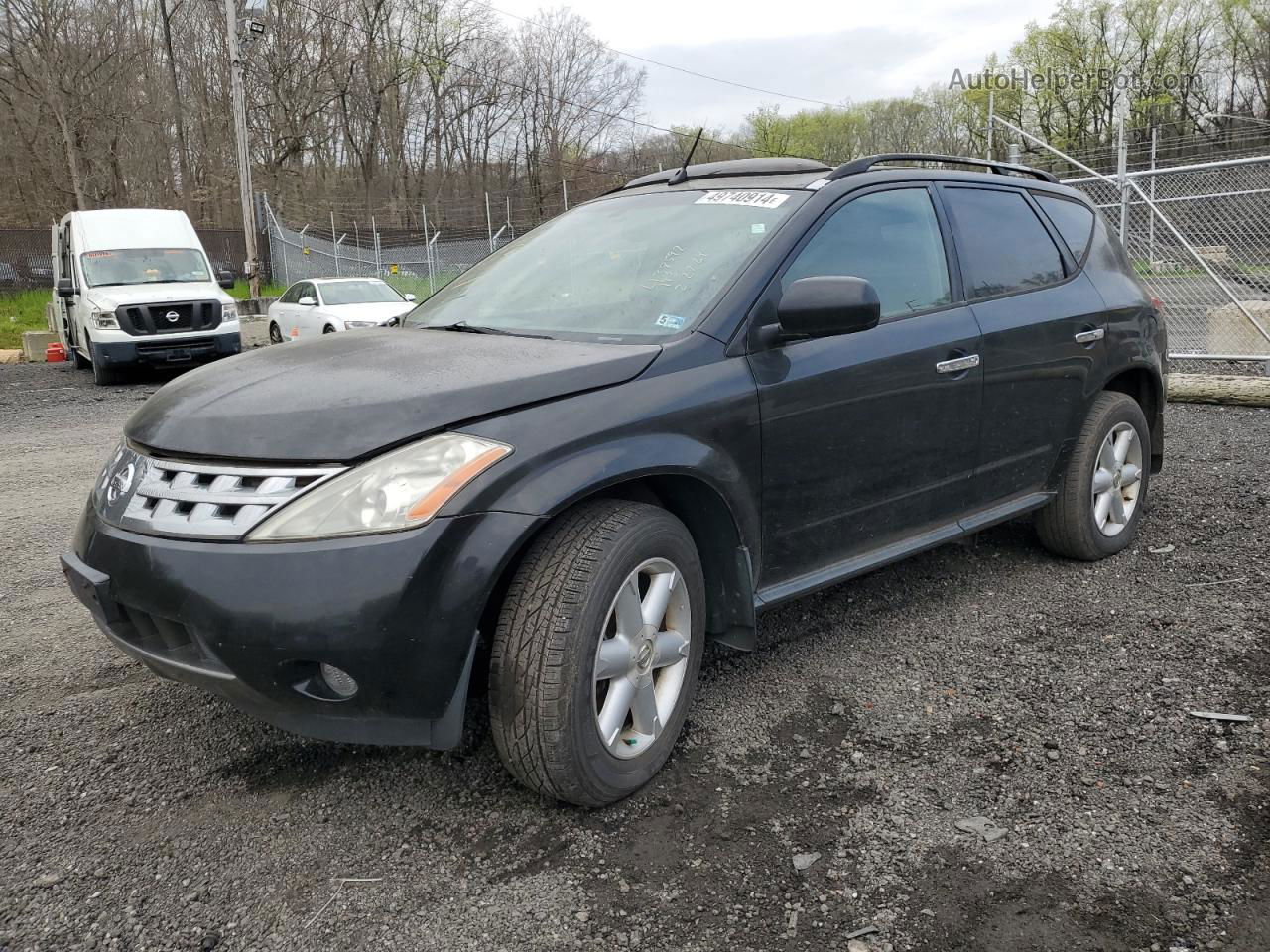 2004 Nissan Murano Sl Black vin: JN8AZ08W84W318863