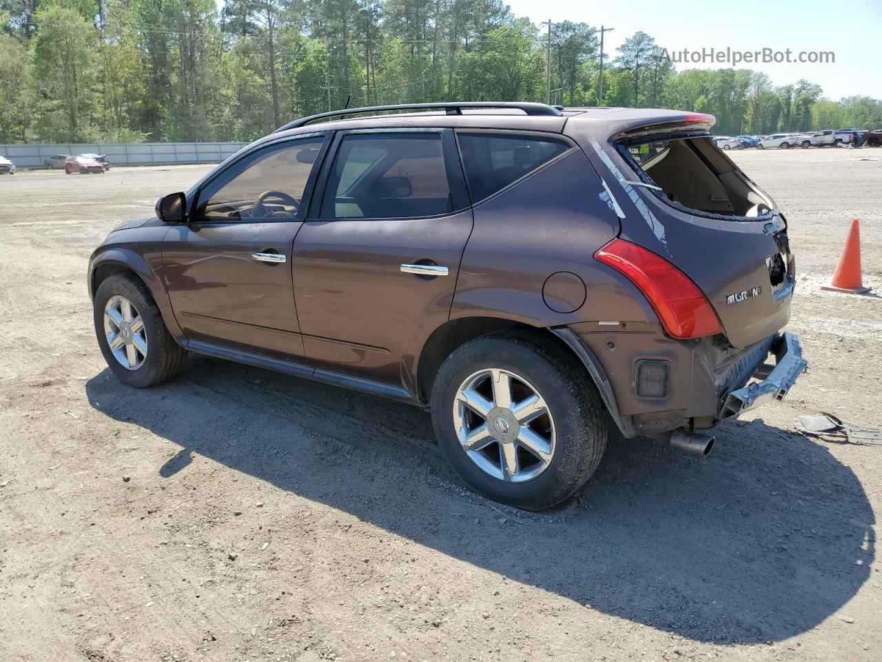 2004 Nissan Murano Sl Brown vin: JN8AZ08W84W325232