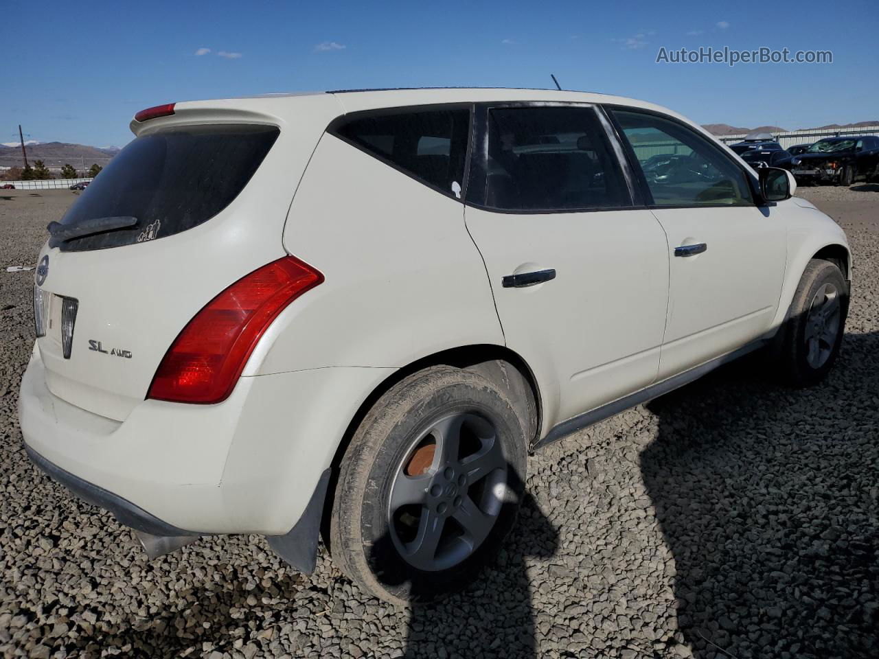 2004 Nissan Murano Sl Белый vin: JN8AZ08WX4W343439