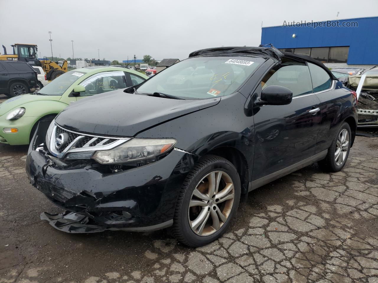 2011 Nissan Murano Crosscabriolet Черный vin: JN8AZ1FY2BW001720