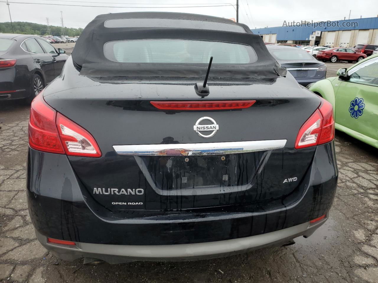 2011 Nissan Murano Crosscabriolet Black vin: JN8AZ1FY2BW001720