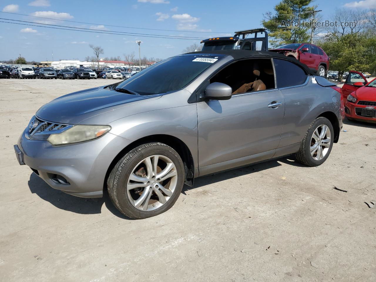 2011 Nissan Murano Crosscabriolet Серый vin: JN8AZ1FY5BW003686