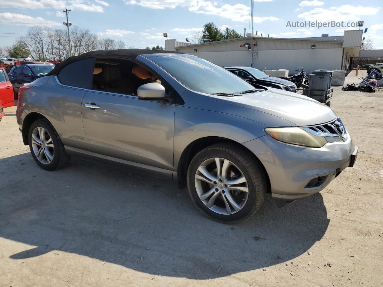 2011 Nissan Murano Crosscabriolet Gray vin: JN8AZ1FY5BW003686