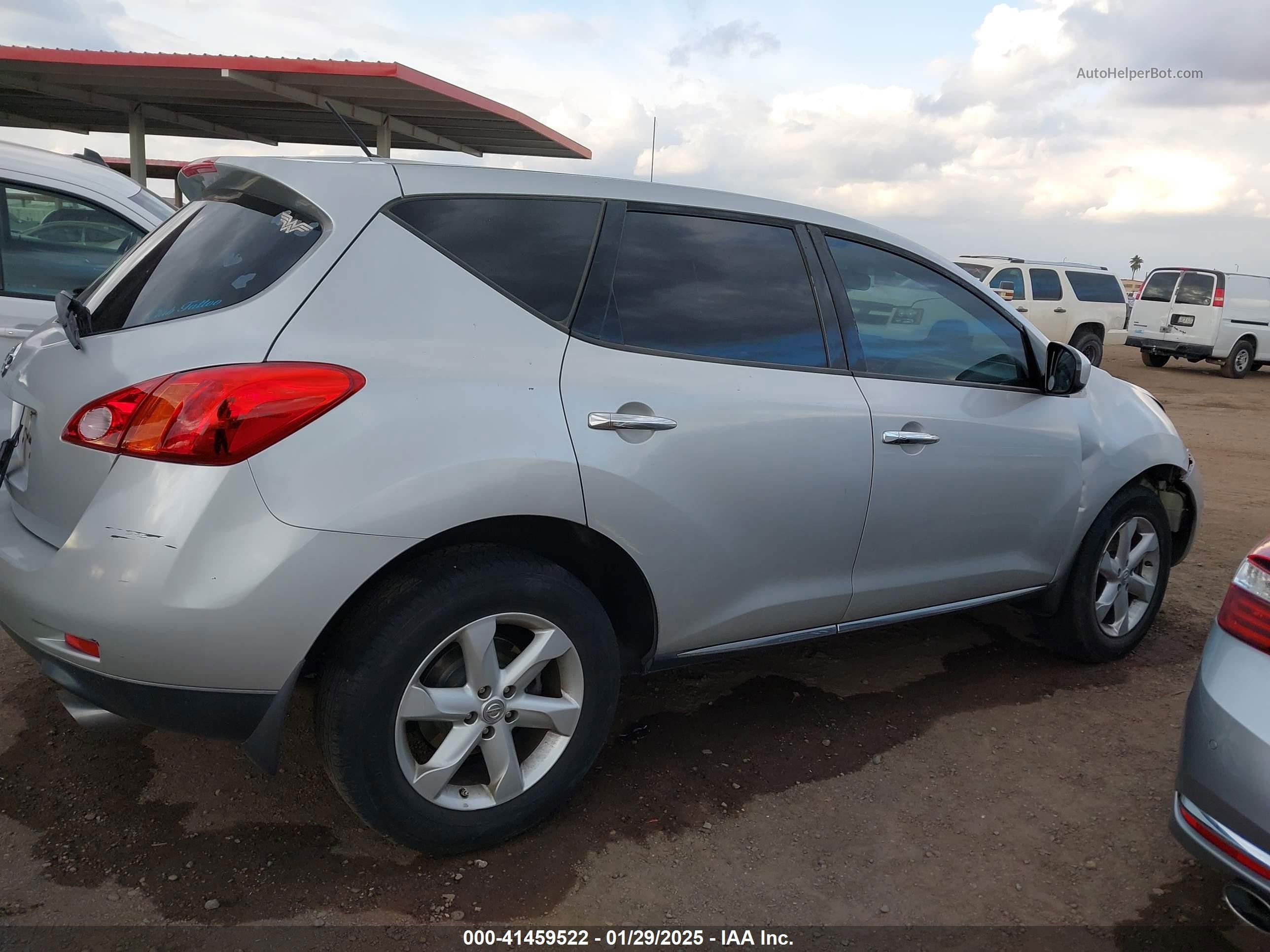 2010 Nissan Murano S Silver vin: JN8AZ1MU0AW003528