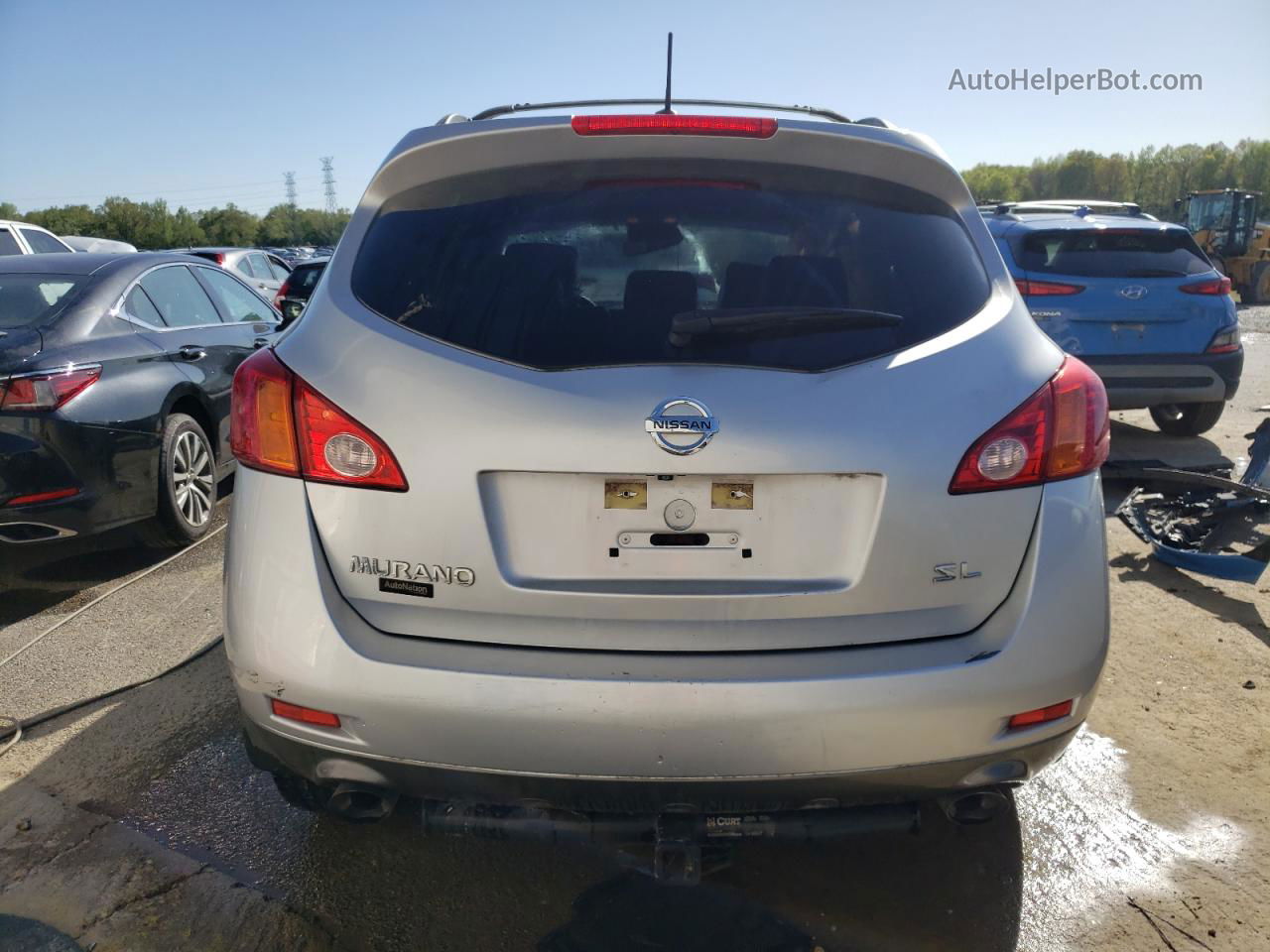 2010 Nissan Murano S Silver vin: JN8AZ1MU0AW006039