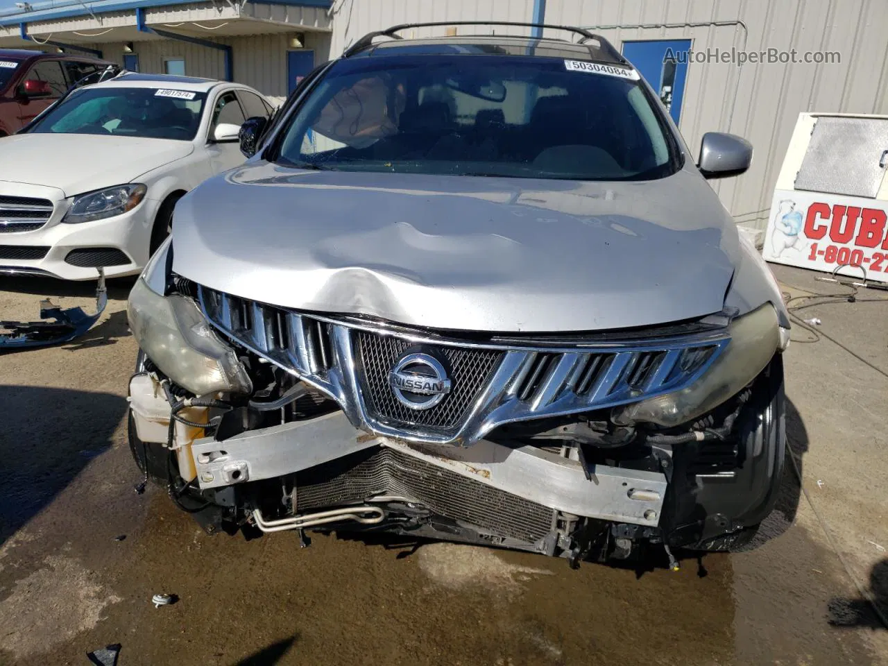 2010 Nissan Murano S Silver vin: JN8AZ1MU0AW006039