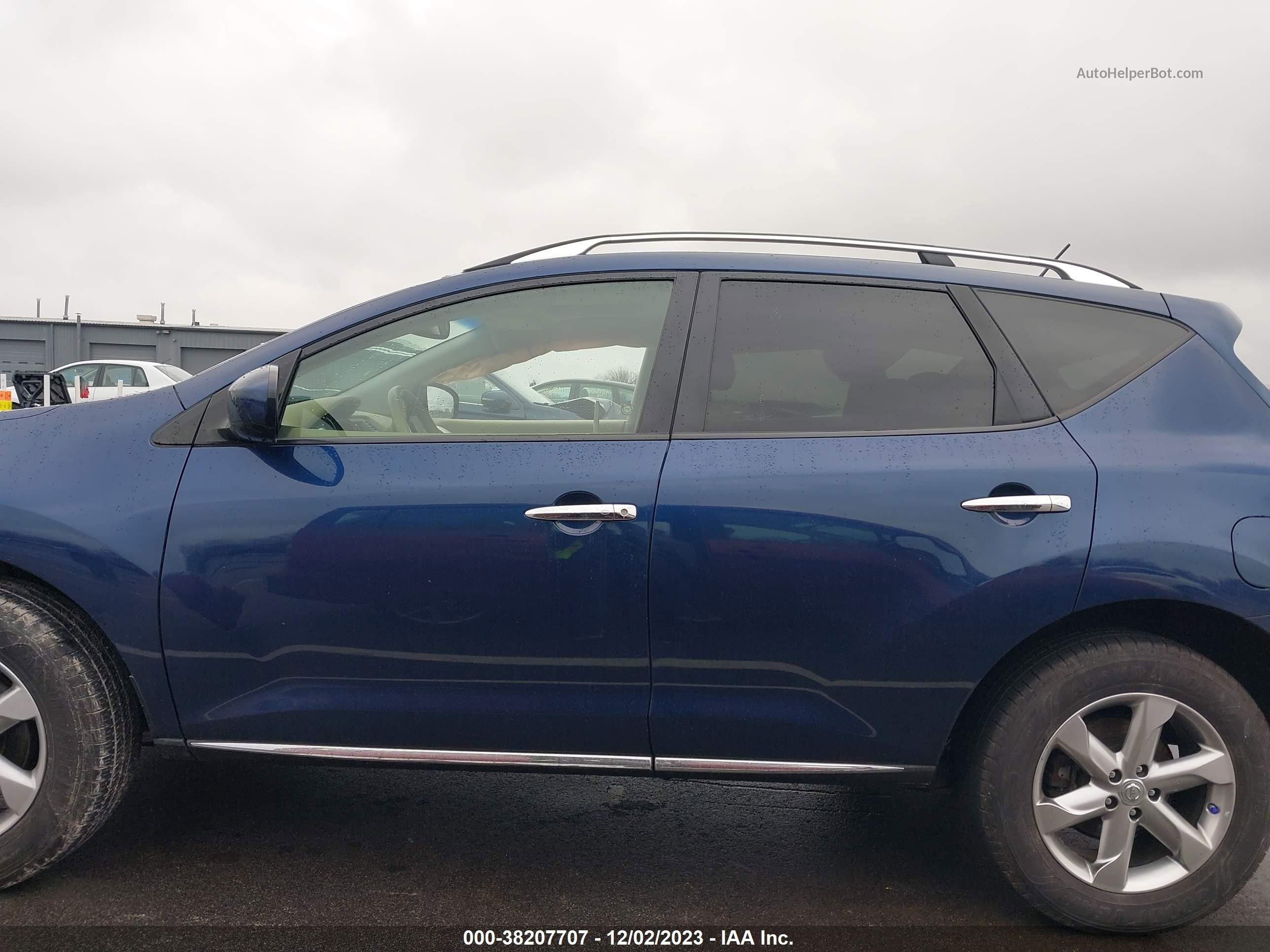 2010 Nissan Murano Sl Синий vin: JN8AZ1MU0AW014321