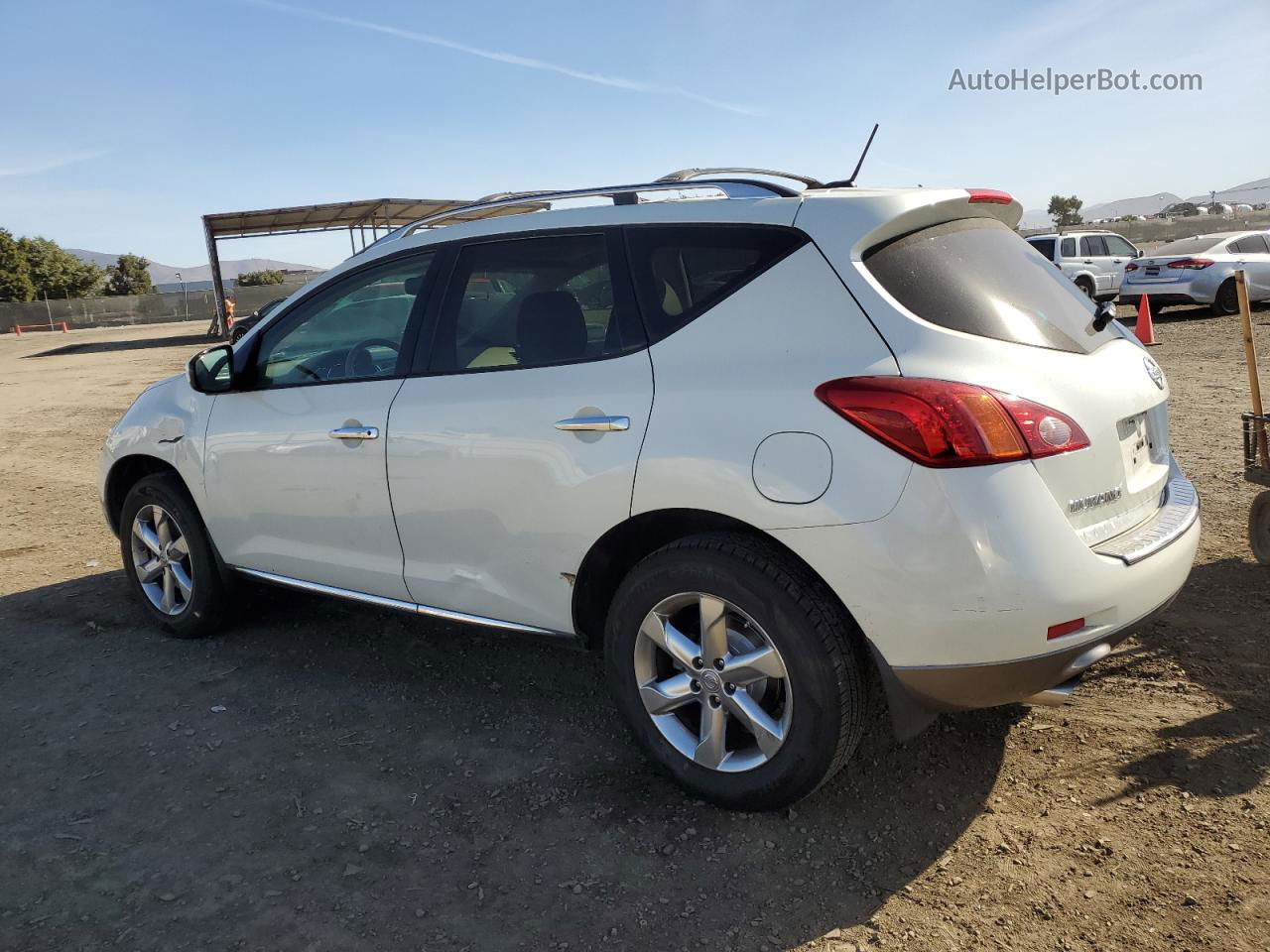 2010 Nissan Murano S White vin: JN8AZ1MU0AW016876