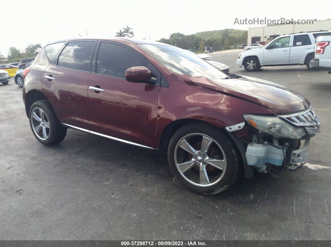 2010 Nissan Murano S Красный vin: JN8AZ1MU1AW000721