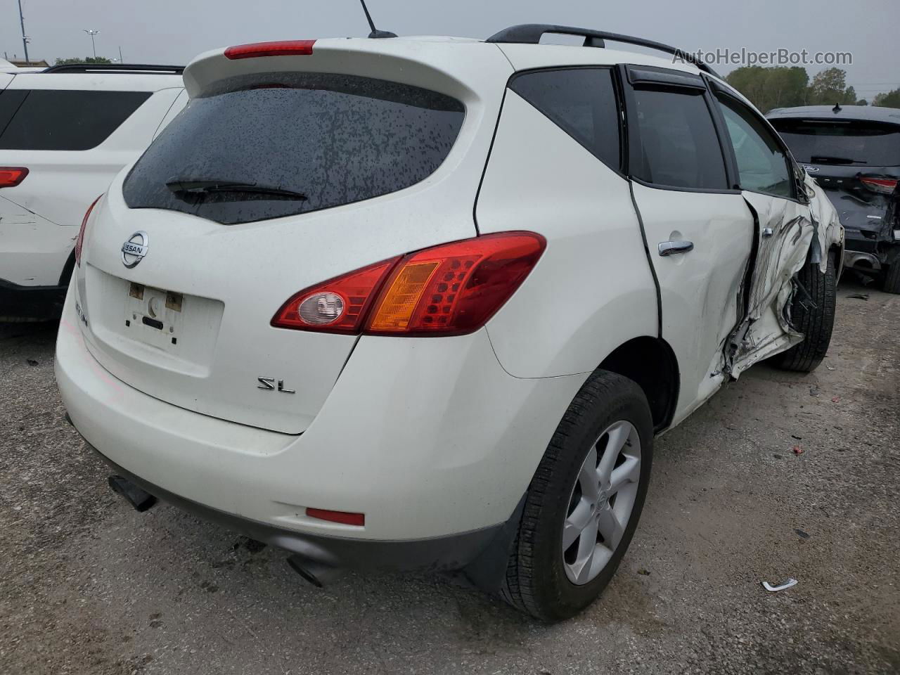 2010 Nissan Murano S White vin: JN8AZ1MU1AW001254