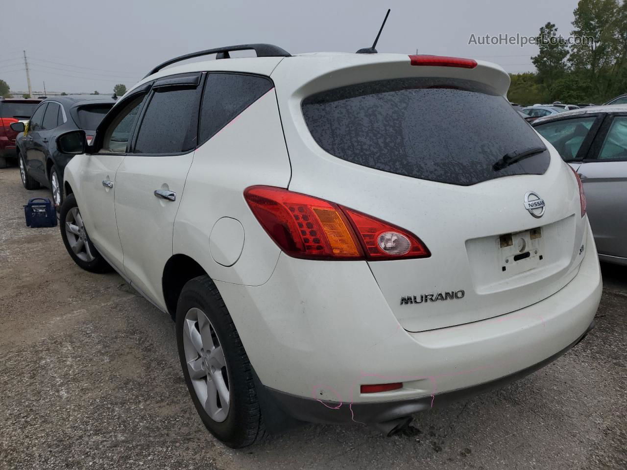 2010 Nissan Murano S White vin: JN8AZ1MU1AW001254