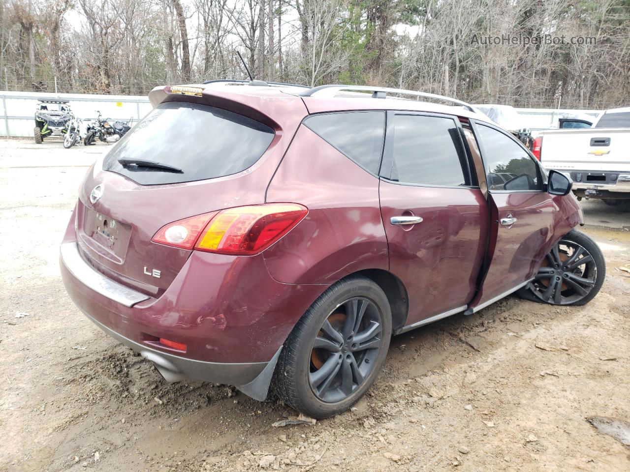 2010 Nissan Murano S Maroon vin: JN8AZ1MU1AW002789