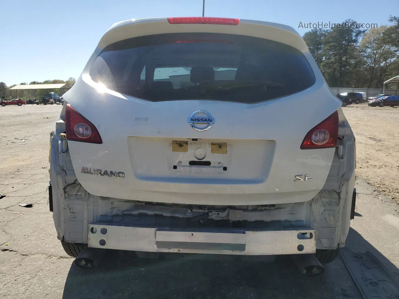 2010 Nissan Murano S White vin: JN8AZ1MU1AW004753