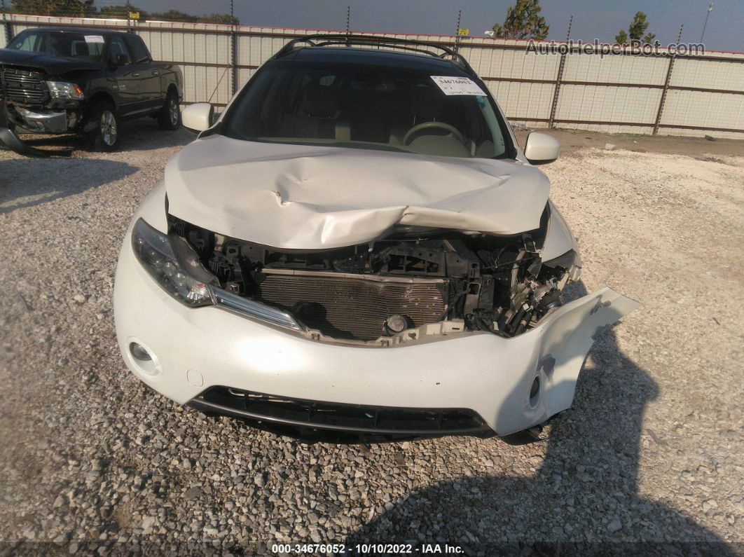 2010 Nissan Murano Le White vin: JN8AZ1MU1AW008608