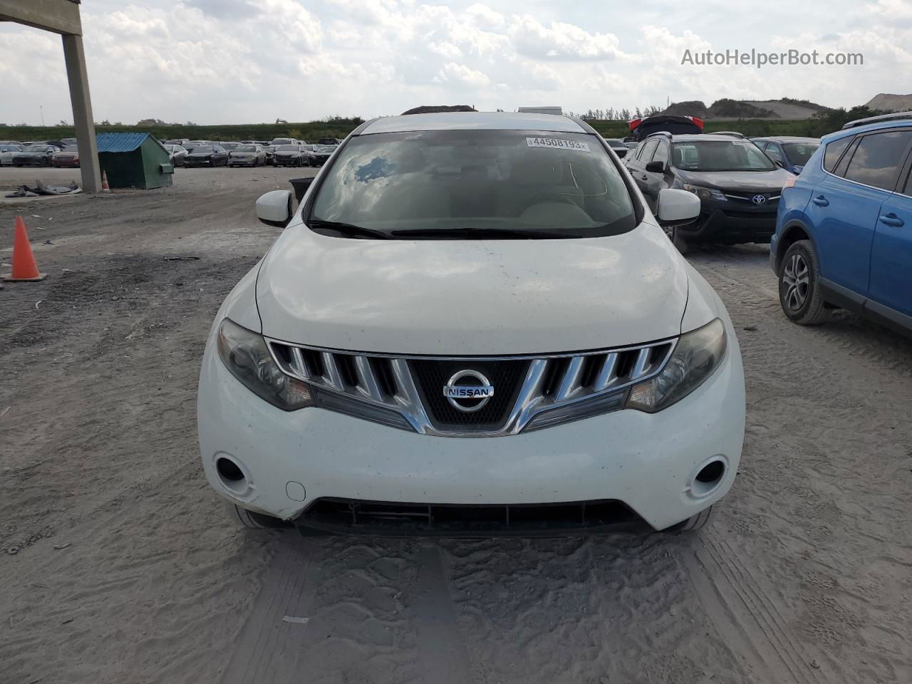 2010 Nissan Murano S Белый vin: JN8AZ1MU1AW016465