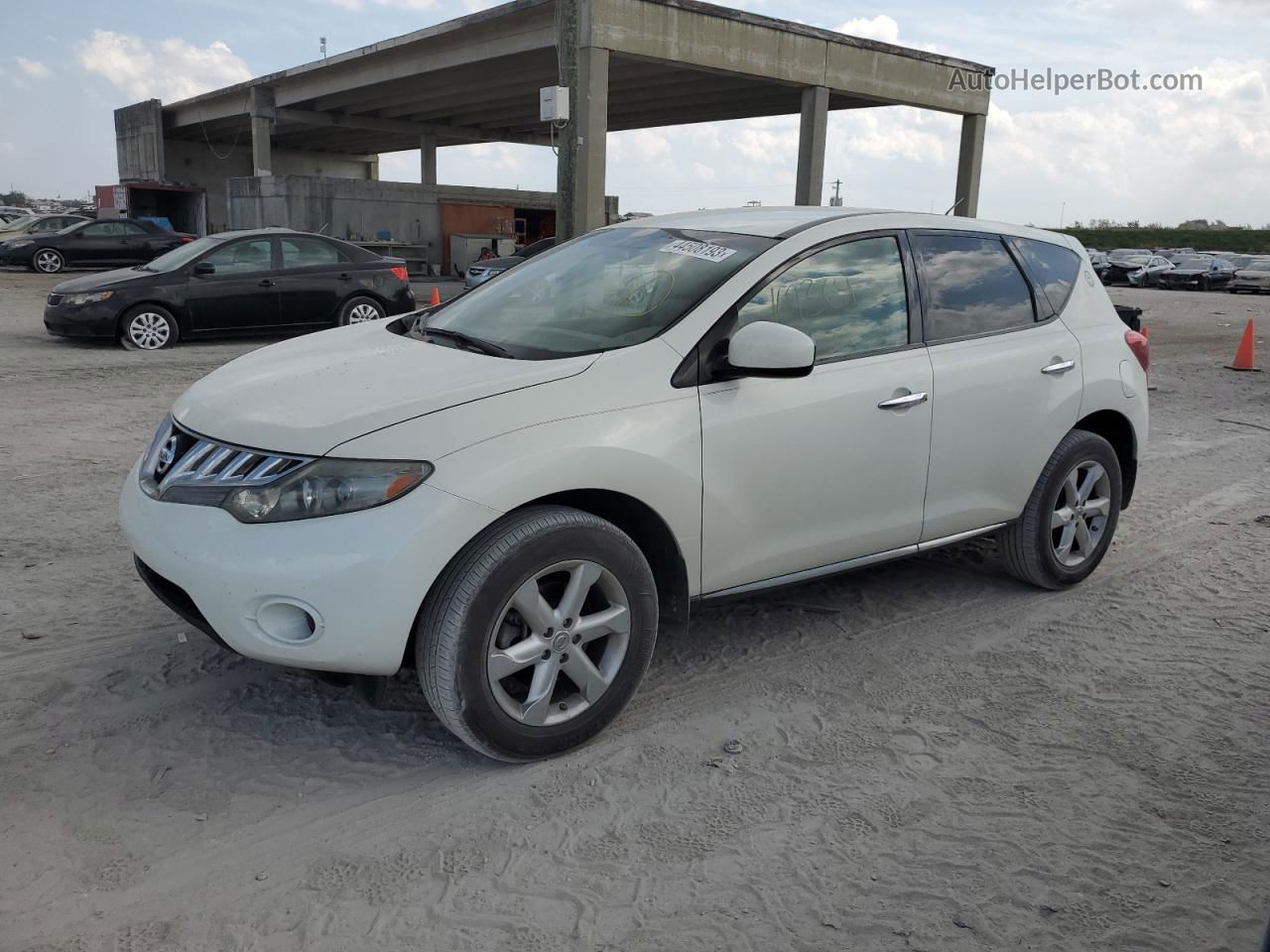 2010 Nissan Murano S Белый vin: JN8AZ1MU1AW016465
