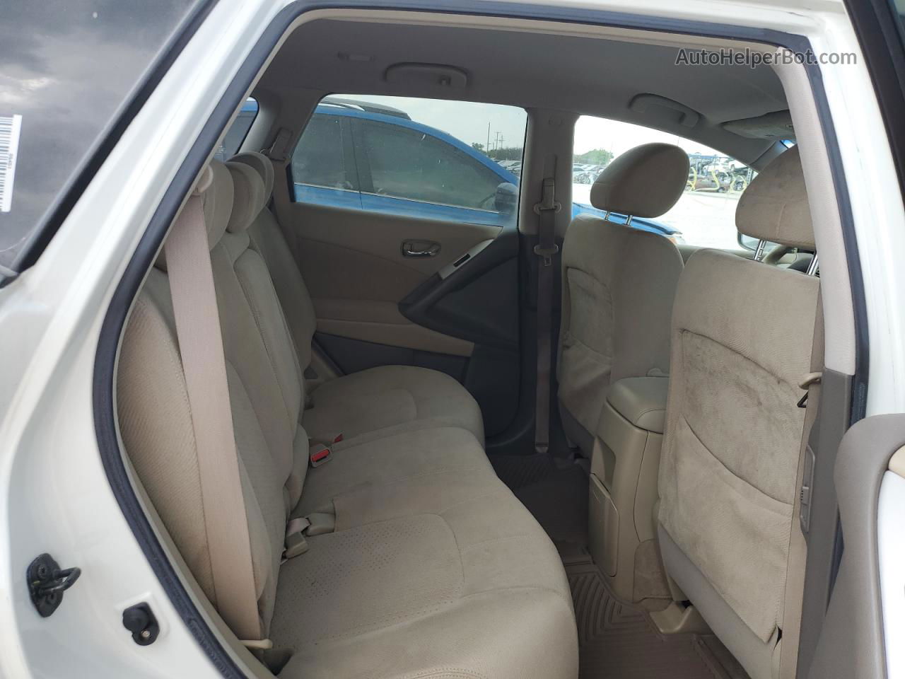 2010 Nissan Murano S Белый vin: JN8AZ1MU1AW016465