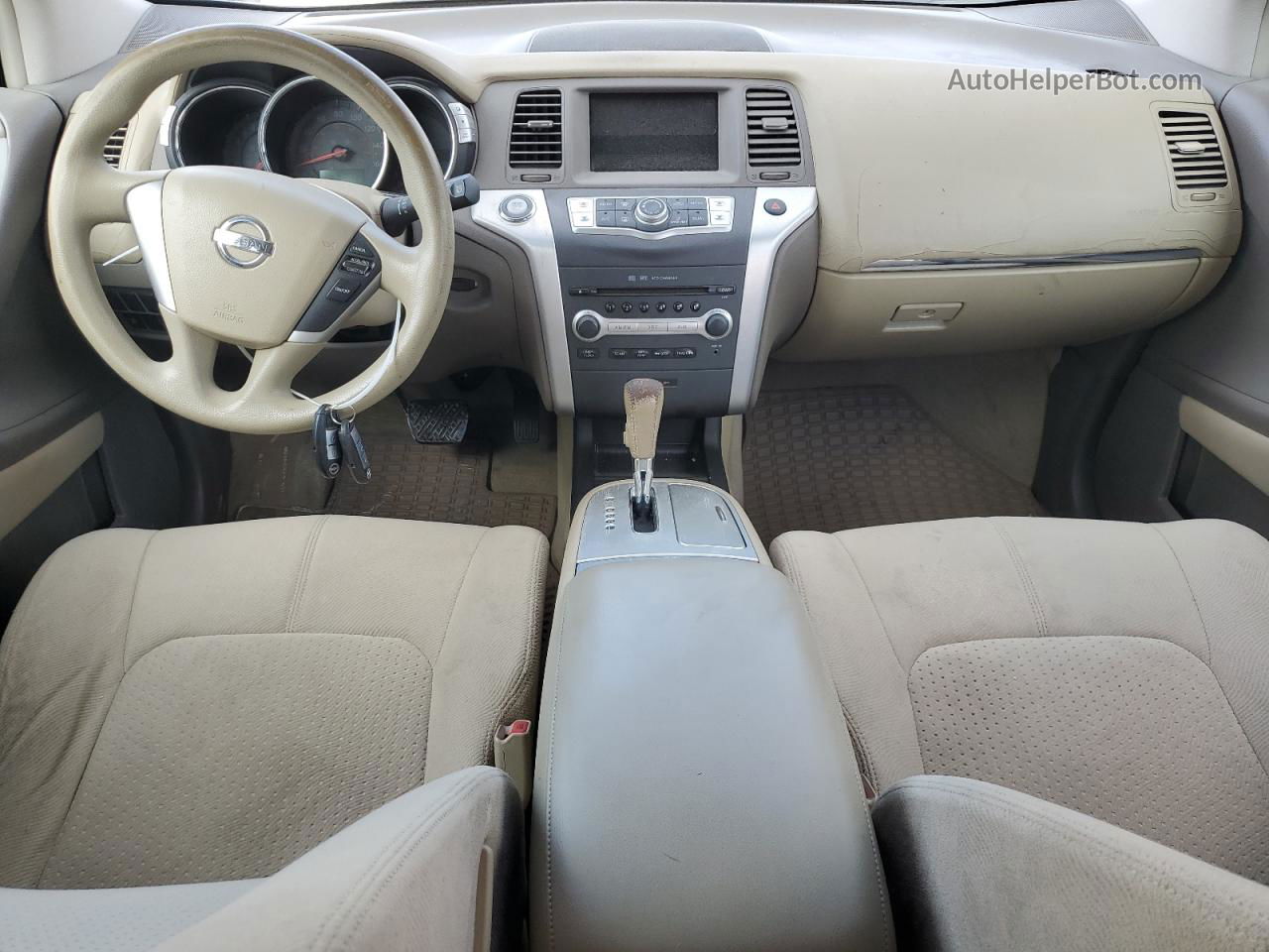 2010 Nissan Murano S Белый vin: JN8AZ1MU1AW016465