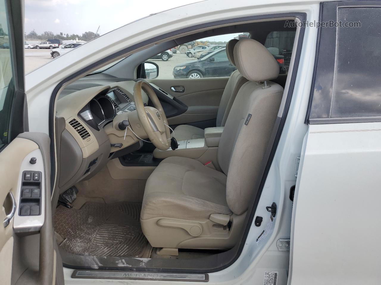 2010 Nissan Murano S Белый vin: JN8AZ1MU1AW016465