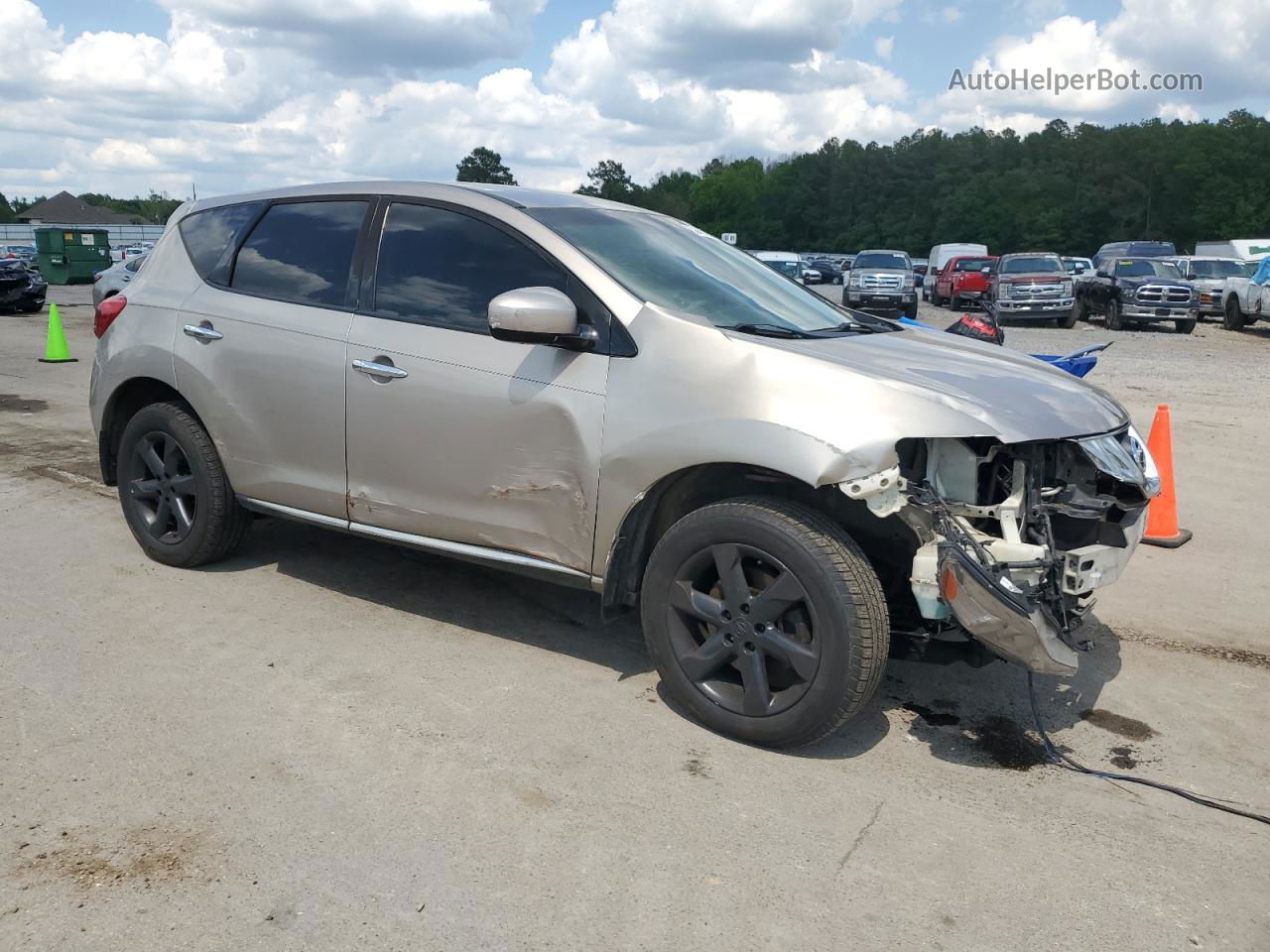 2010 Nissan Murano S Tan vin: JN8AZ1MU2AW006673