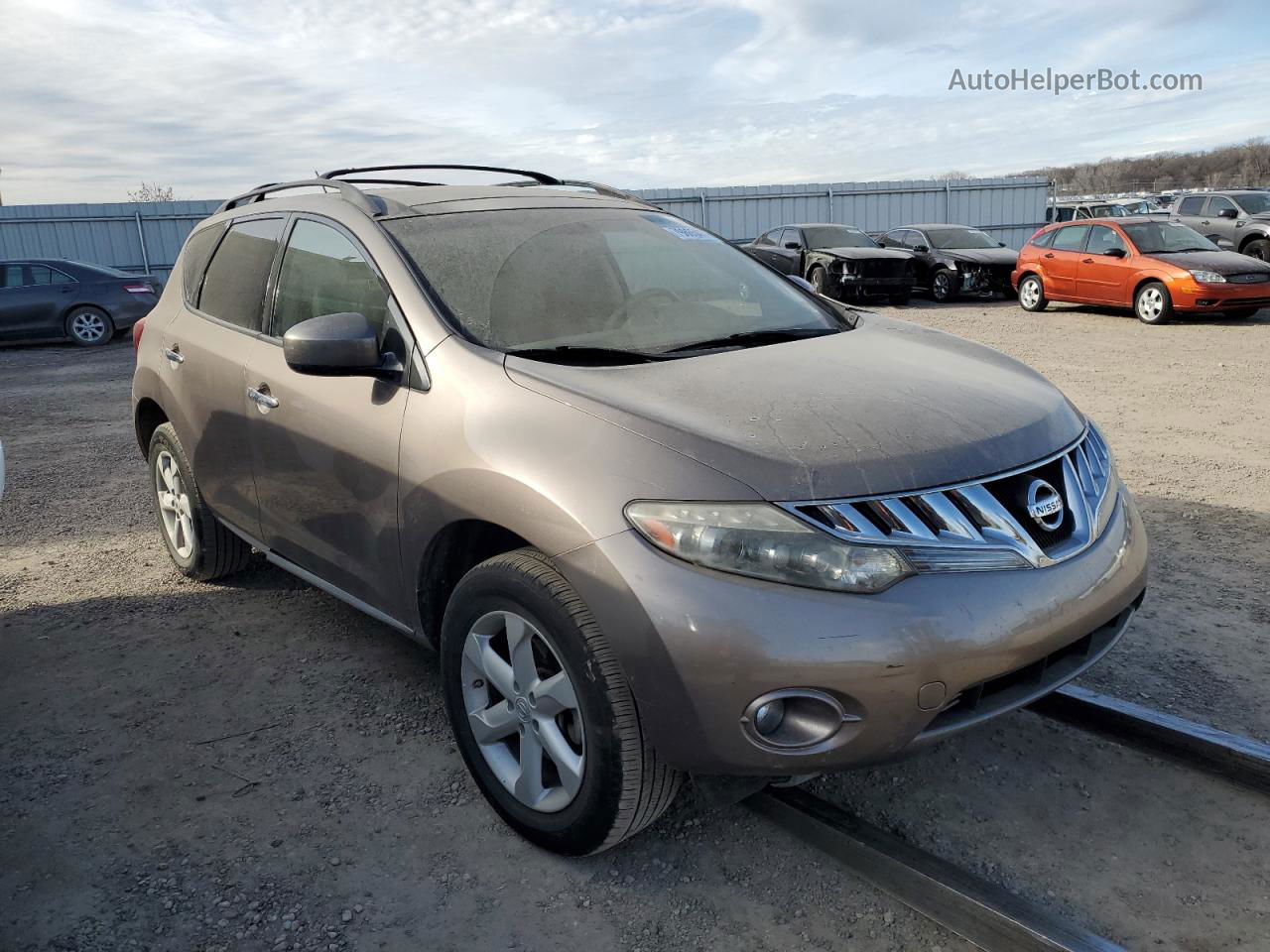 2010 Nissan Murano S Серый vin: JN8AZ1MU2AW010951