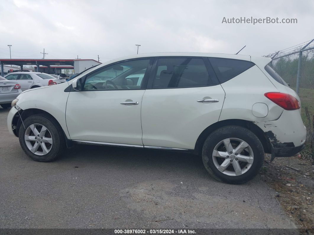 2010 Nissan Murano S White vin: JN8AZ1MU2AW020816