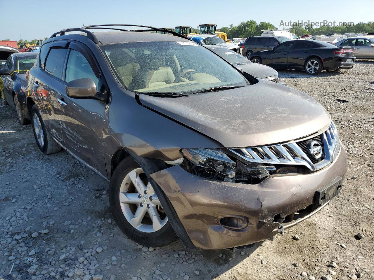 2010 Nissan Murano S Brown vin: JN8AZ1MU3AW002700