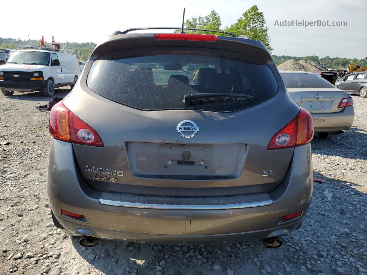 2010 Nissan Murano S Brown vin: JN8AZ1MU3AW002700