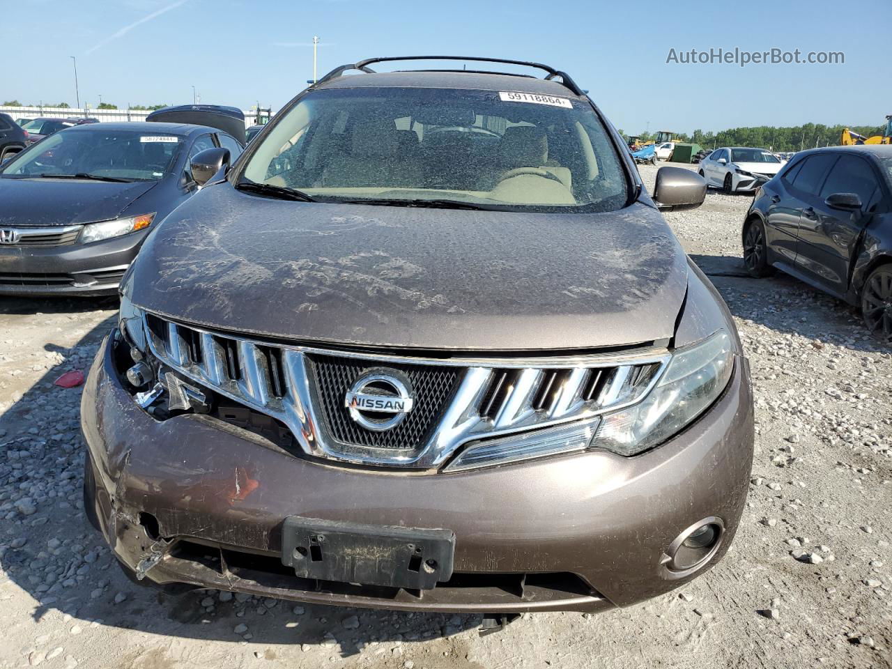 2010 Nissan Murano S Brown vin: JN8AZ1MU3AW002700